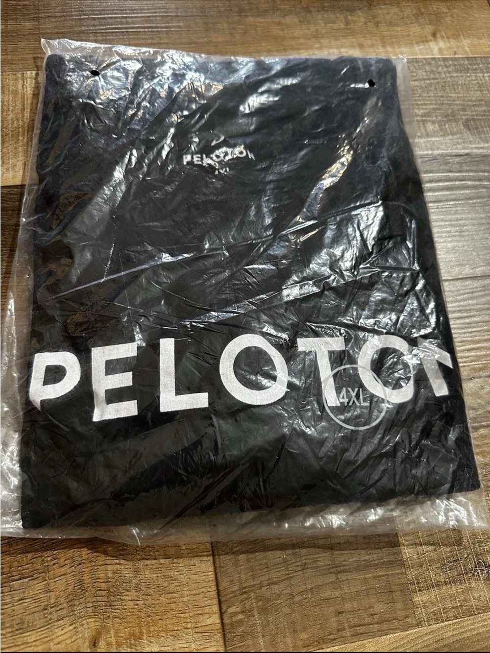 Peloton Black T-Shirt with Bold White Logo